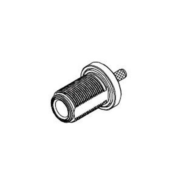 Molex Rf Connectors / Coaxial Connectors N Jack Bulkhead For For Rg58 Rg141Cable - 731000037