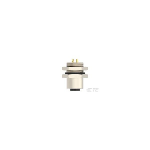 Te Connectivity Circular Connector, 3 Contact(S), Zinc Alloy, Female, Solder Terminal, Receptacle - 1838891-1