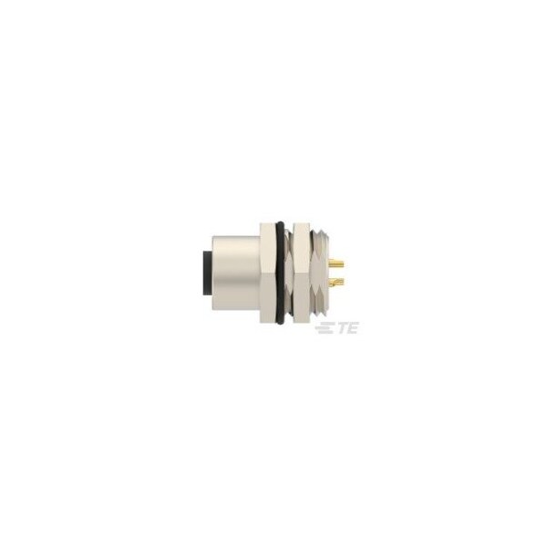 Te Connectivity Circular Connector, 3 Contact(S), Zinc Alloy, Female, Solder Terminal, Receptacle - 1838891-1