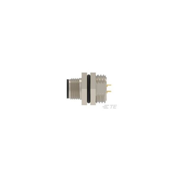 Te Connectivity Circular Connector, 3 Contact(S), Brass, Male, Solder Terminal, Plug - 1838893-1
