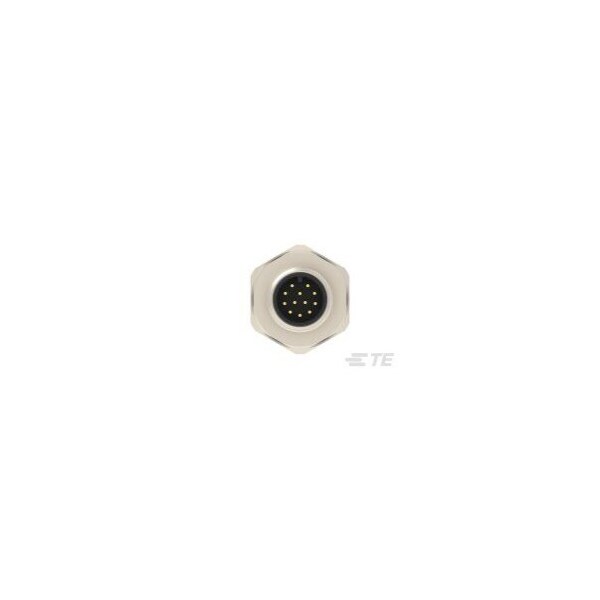 Te Connectivity M12 Front Mount Male A 12P Solder Wire - T4132012121-000
