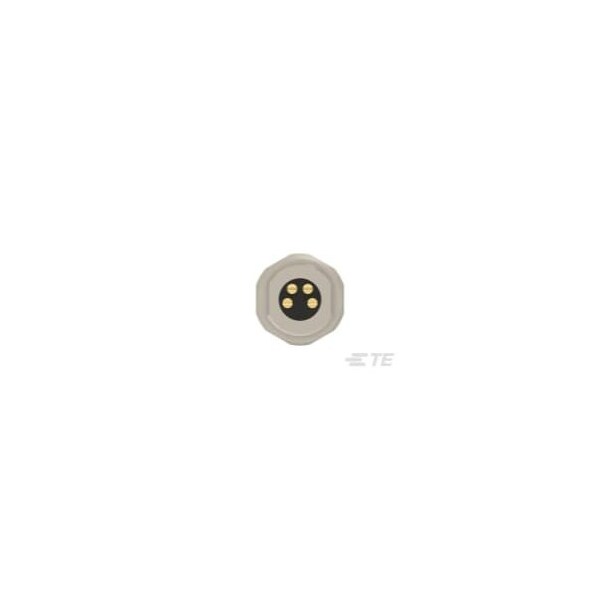 Te Connectivity Circular Metric Connectors M8 Mle Pnl Rear 4Pos Str - T4030014041-000
