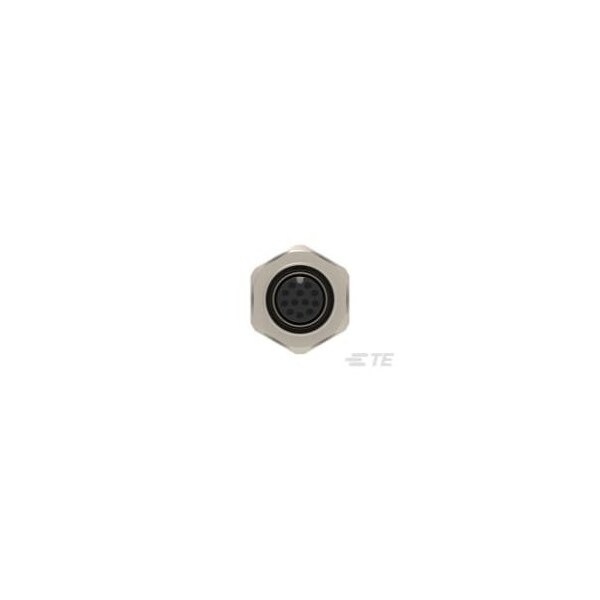 Te Connectivity M12 Front Mount Female A 12P Solder Pcb - T4143012121-000