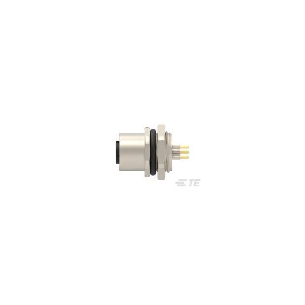 Te Connectivity Circular Connector, 5 Contact(S), Brass, Female, Solder Terminal, Receptacle - T4143512051-000
