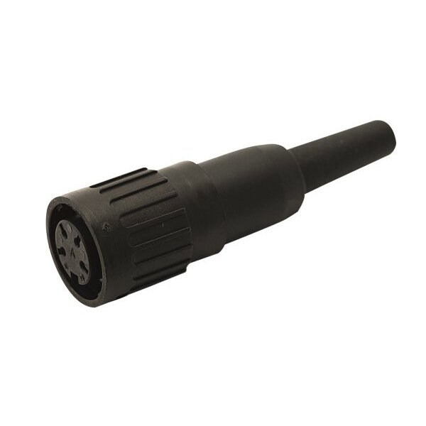 Tuchel Female Cable Connector With Internal Strain Relief And Plastic Locking Ring. Bayonet Locking - T3325518U