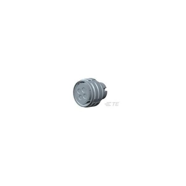 Te Connectivity Circ Quad Sz 21  Plug  N Key  Olive Drab - 1-1954354-3