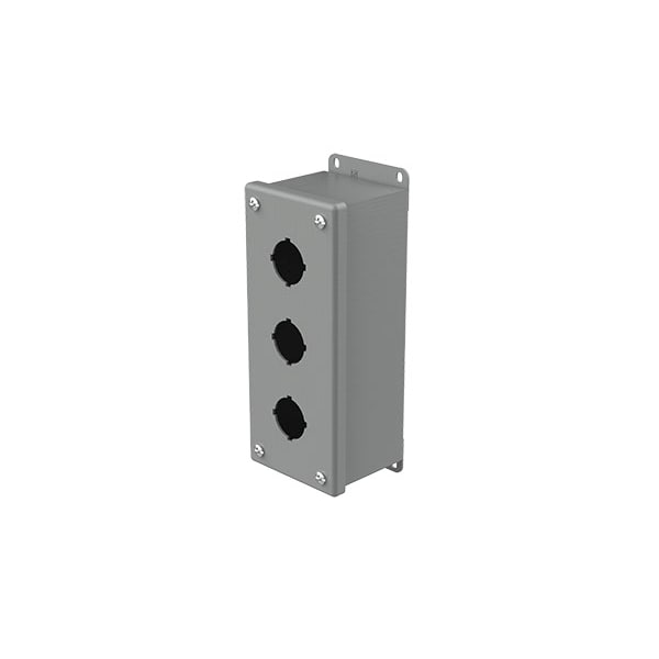 Nvent Hoffman Mild Steel Electrical Enclosures, 8 in H, 2-3/4 in D, 3-1/4 in W, NEMA 12, Screw On - E3PB