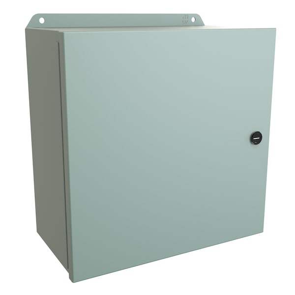 Hammond Steel Electrical Enclosures, 12 in H, 6 in D, 12 in W, NEMA 4, Hinged - EJ12126