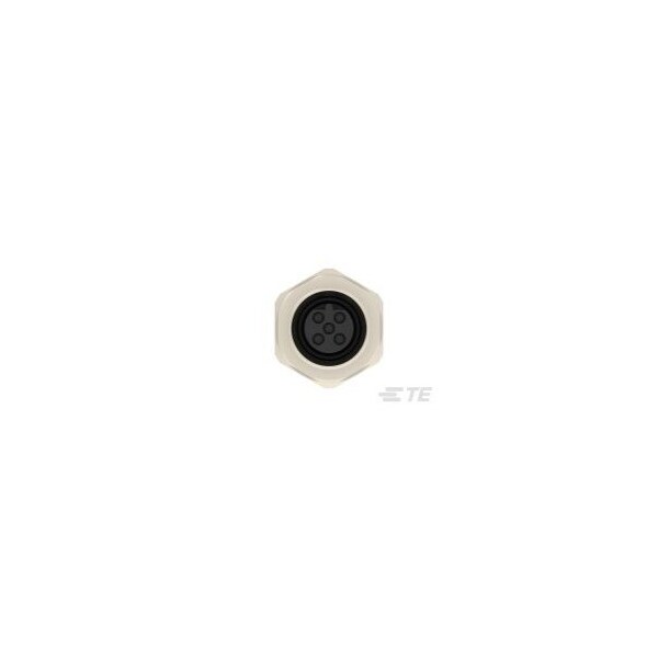 Te Connectivity M12 FRONT MOUNT FEMALE B 4P SOLDER WIRE - T4133412041-000