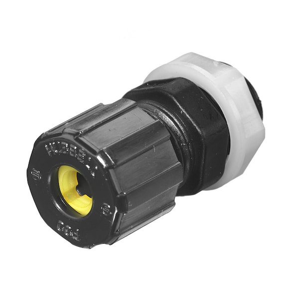 Hubbell Wiring Device-Kellems Cord Connectors, Straight Male, .14"- .20" (3.4-5.1), Nylon Miniature - HJ1002BPK25