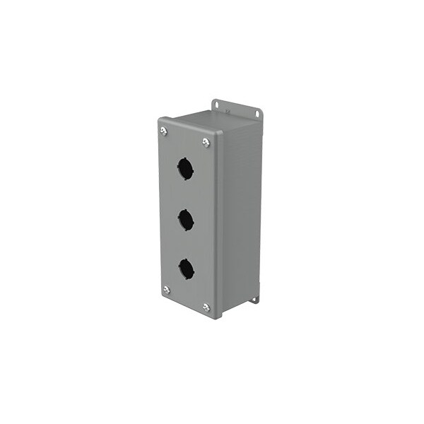 Nvent Hoffman Mild Steel Electrical Enclosures, 8 in H, 2-3/4 in D, 3-1/4 in W, NEMA 12, Screw On - E3PBG