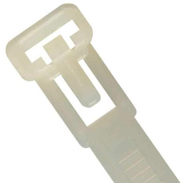 Power First 11.8" L Releasable Cable Tie NAT PK 500 - 36J203
