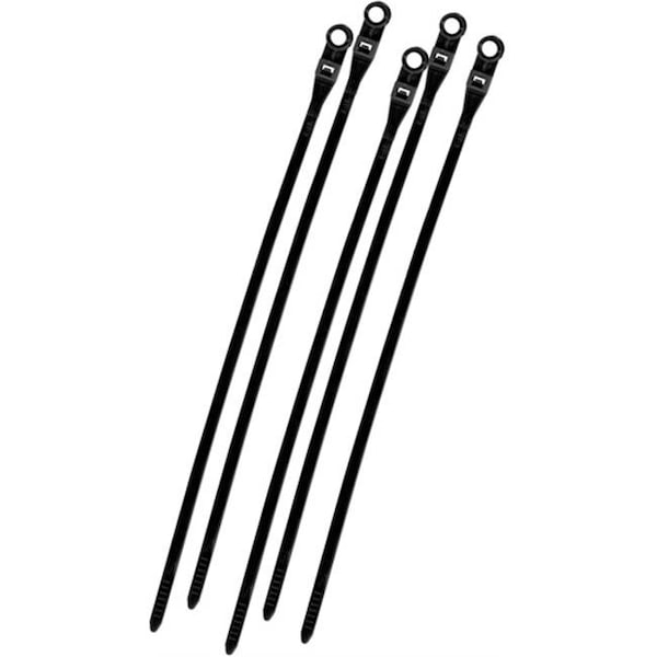 Nextgen Nippon 8 in. Black Wire Ties with Tie Done Ring - 100 per Bag - NE142999