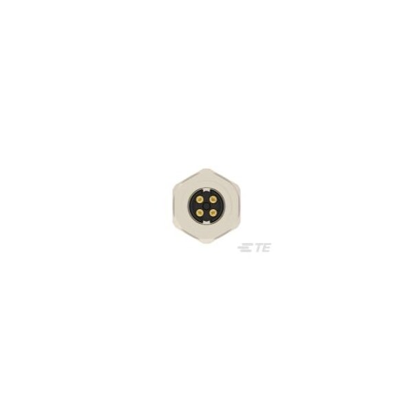 Te Connectivity M12 REAR MOUNT FEMALE B 4P SOLDER WIRE - T4131412041-000