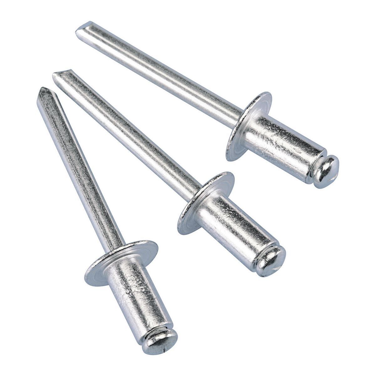 Set de remaches ciegos de aluminio de 1/4 de pulgada, 100 piezas - 67619