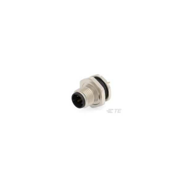 Te Connectivity M12 REAR MOUNTING MALE D CODE 4P - T4140512041-000