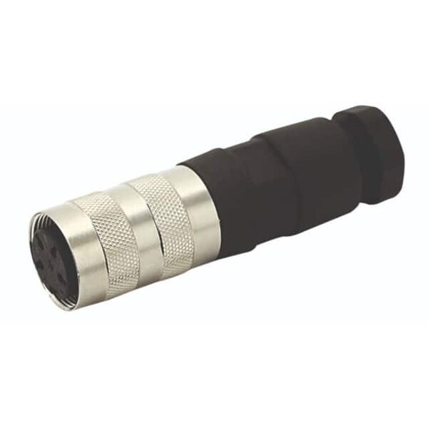 Tuchel Female Cable Connector With Internal Strain Relief And Metal Locking Ring. Screw Locking According - T3505028U