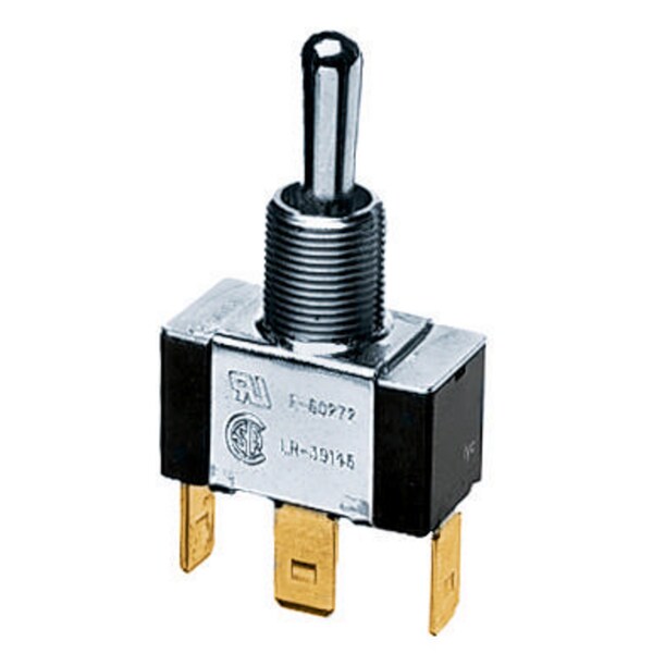 Dispositivos de cableado de Hubbell Wiring Device-Kellems de grado comercial, interruptores de montaje en panel y especiales, interruptores de mango de bate, interruptores momentáneos de un polo doble tiro al centro, 10A 250V/10A - HBL123SPMM