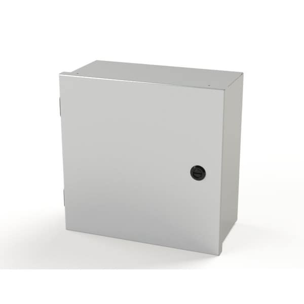 Saginaw Control & Engineering Carbon Steel Electrical Enclosures, 12 in H, 6 in D, 12 in W, NEMA 1 - SCE-12N1206LP