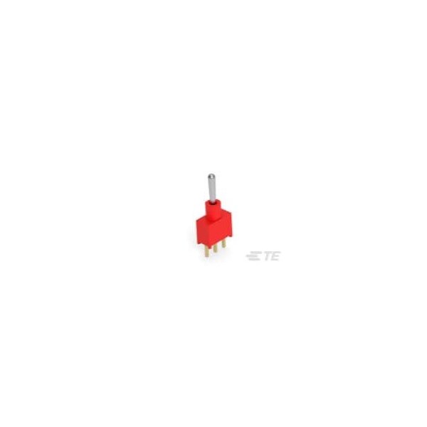 Interruptor de palanca Te Connectivity, Spdt, Encendido-Apagado-Encendido, Trabado, 5A, 28Vdc, 3 Orificios de PCB, Terminal de Soldadura, Palanca - 3-1825142-1
