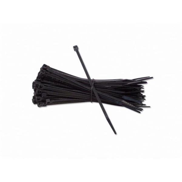 Xscorp XSCORP CT4 Nylon 4 in. Black Cable-Zip Ties for Car Audio Installs - 100-Pack - CT4