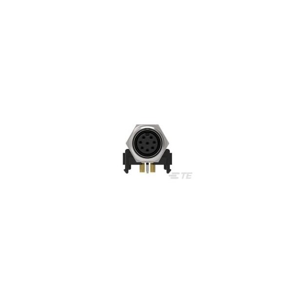 Te Connectivity Circular Connector, 8 Contact(S), Brass, Female, Solder Terminal, Receptacle - 5-2172079-2