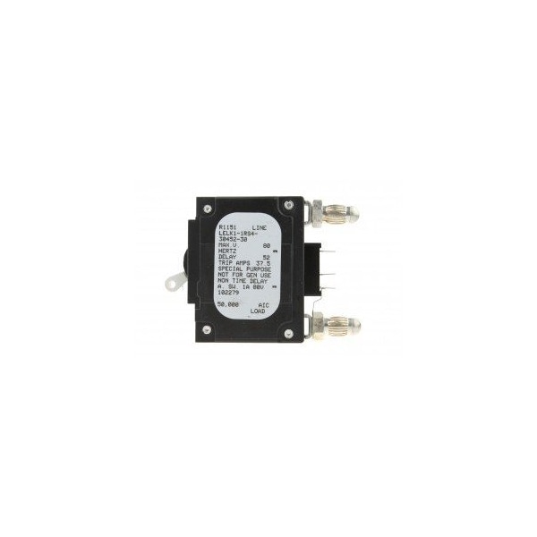 Sensata Circuit Breaker, LEL Series, 100A, 1 Pole, Not Rated - LELK1-1RS4-30452-100