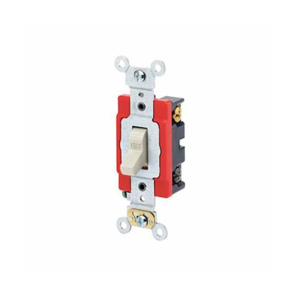 Interruptor basculante Leviton de 20A 120 277V 4 vías Tgle Sw Lt Alm - 1224-2T