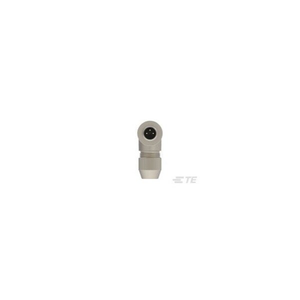 Te Connectivity M8 SCREW  MALE R/A SHIELD 3P GOLD - T4013019031-000