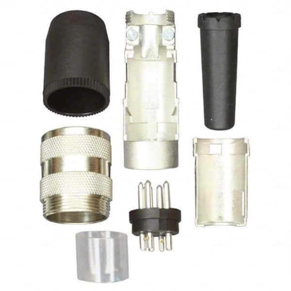 Tuchel Standard Circular Connector Male Cable Connector With Internal Strain Relief And Metal Locking - T3484001U