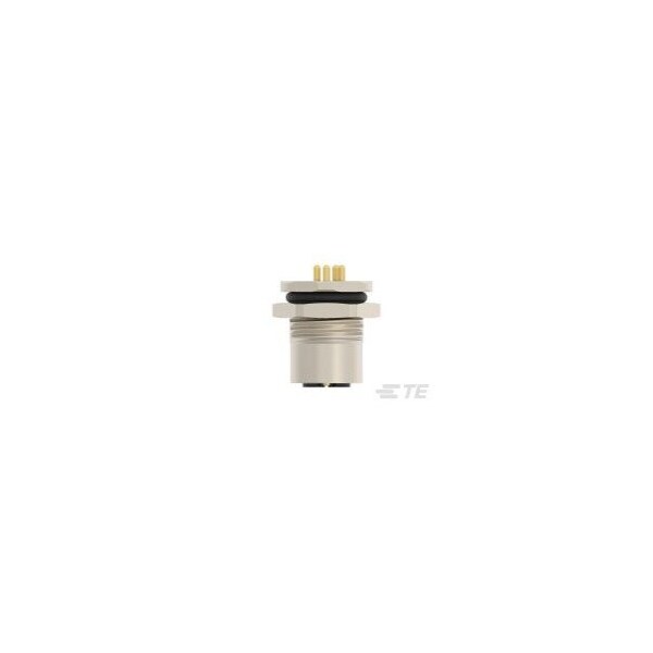 Te Connectivity Circular Connector, 3 Contact(S), Brass, Female, Solder Terminal, Receptacle - T4141L12041-000