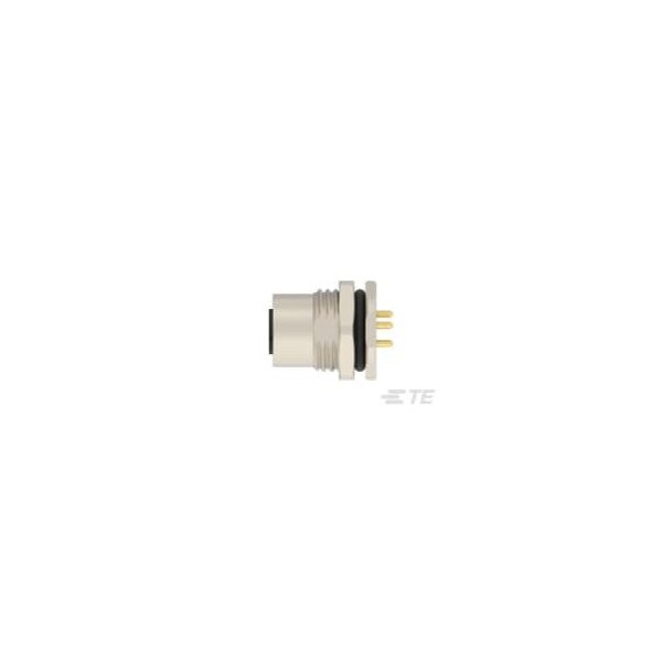 Te Connectivity Circular Connector, 3 Contact(S), Brass, Female, Solder Terminal, Receptacle - T4141L12041-000
