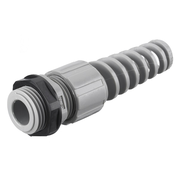 Hubbell Wiring Device-Kellems Kellems Wire Management, Cord Connectors, Junior with Spiral, .31"-.38", 1/2", Gray - HJ1041GPK25