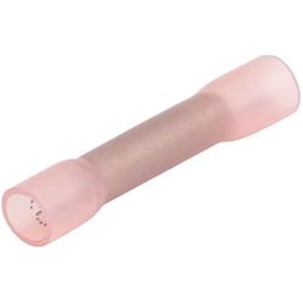 Allstar 22-18 Gauge Heat Shrink Butt Connector; Red, 10PK - ALL76060