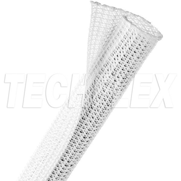 F6 Self Wrap Braided Tubing, White  3/4 50ft ROLL - F6N0.75WH