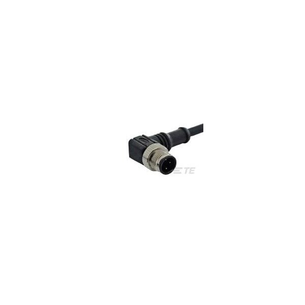 Te Connectivity M12 MALE CONN. . R/A. PVC CABLE - 1838252-3