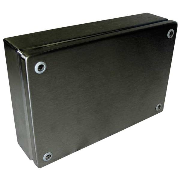 Rittal 304 Stainless Steel Electrical Enclosures, 5.90 in H, 3.10 in D, 12 in W, NEMA 4X, 12, Screw On - 1522010