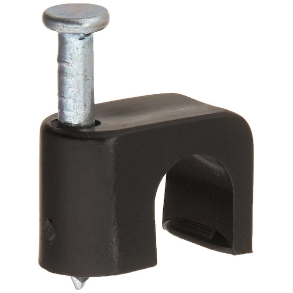 Gardner Bender 0.25 in. Clip-on Masonry Coaxial Staple, Black - 958926