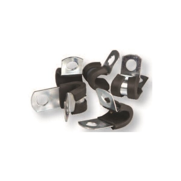Ks Steel Cushion Cable Clamp 1/4", PK100 - 23436