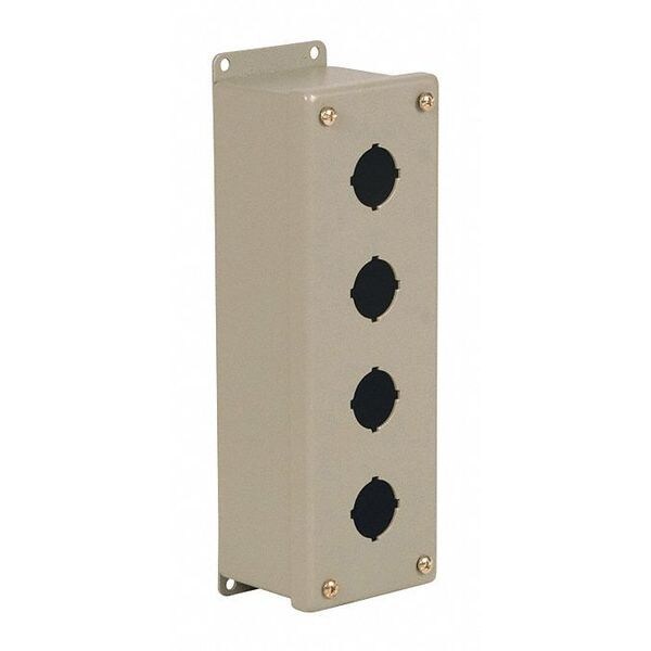 Wiegmann Carbon Steel Electrical Enclosures, 20 in H, 20 in D, 3 in W, NEMA 4, Screw On - PB8