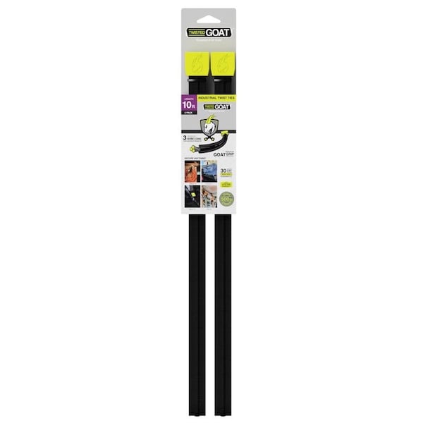 Twisted Goat FLXSTRIP NYL BLACK 120in. 2PK - TG-10FT-2PK