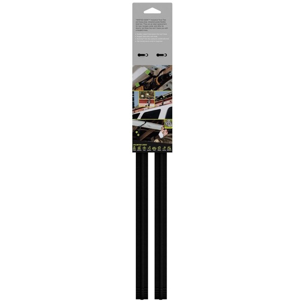 Twisted Goat FLXSTRIP NYL BLACK 120in. 2PK - TG-10FT-2PK