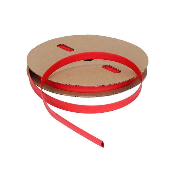 Kable Kontrol 3:1 Heat Shrink Tubing - Single Wall - 1-1/4" Inside Diameter - 100 Ft Spool - Red - hs3385-sp-red