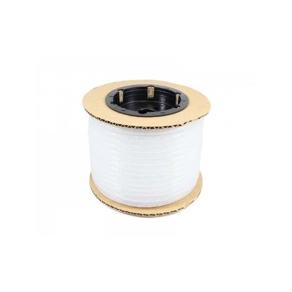 Kable Kontrol Spiral Cable Wrap Tubing, 1/8'' ID, 100 Ft Roll, Natural Polyethylene - SPW-125SP-NATURAL