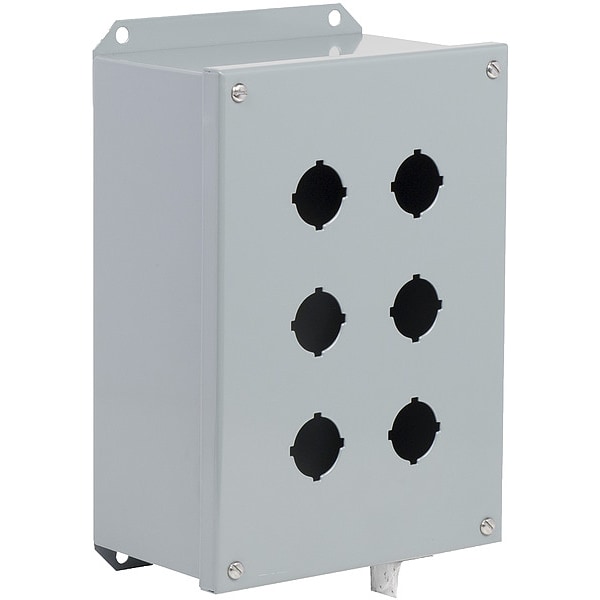 Schneider Electric Steel Electrical Enclosures, 12.70 in H, 32.26 in D, 5 in W, NEMA 3/13 - 9001KYAF6
