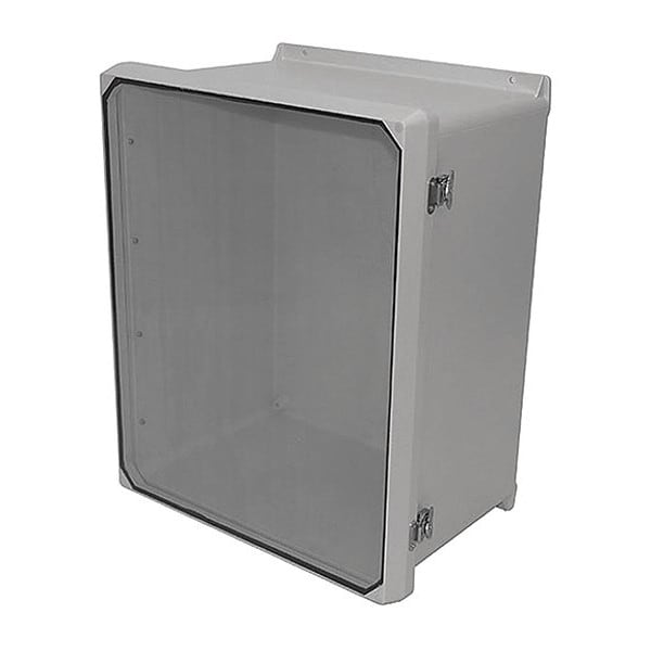Vynckier Fiberglass Reinforced Polyester Electrical Enclosures, 9.31 in H, 4.92 in D, 7.31 in W, NEMA 4X - CVJ806HWLL1