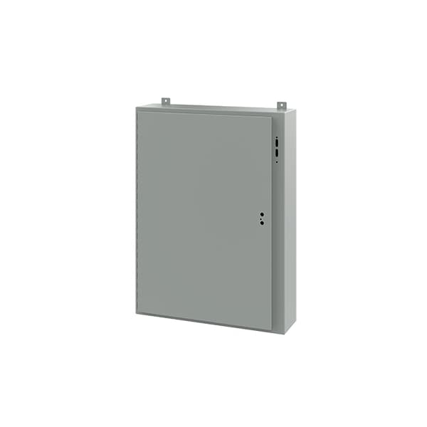 Nvent Hoffman Mild Steel Electrical Enclosures, 42 in H, 8 in D, 31.38 in W, NEMA 12, Hinged - A42SA3208LP