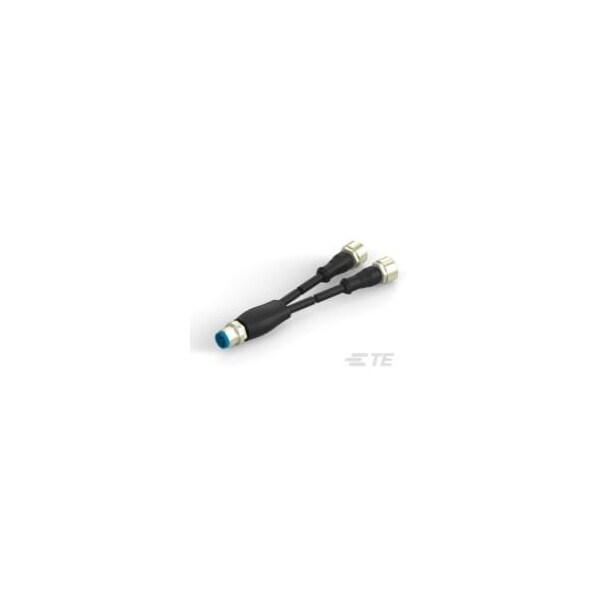 Te Connectivity M12 Y conn Male to 2xM12 Female A - 1-2273107-4