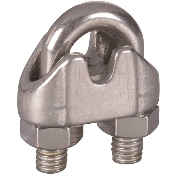 Homepage 0.18 in. N830-313 Cable Clamps - Stainless Steel - HO418815