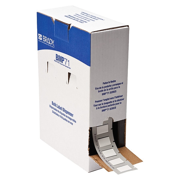 Brady Sleeve, 1 in W, 41/64 in H, Die-cut - BM-375-1-342